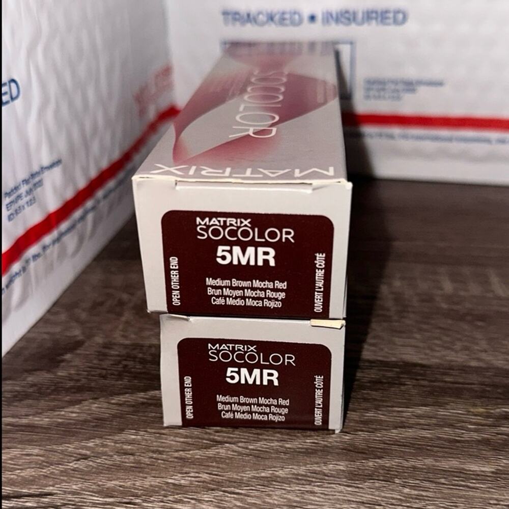 Matrix Socolor 5mr Medium Brown Mocha Red hair color care